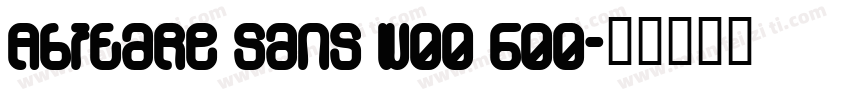 Abitare Sans W00 600字体转换